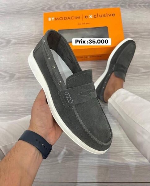 Mocassins en daim pour hommes