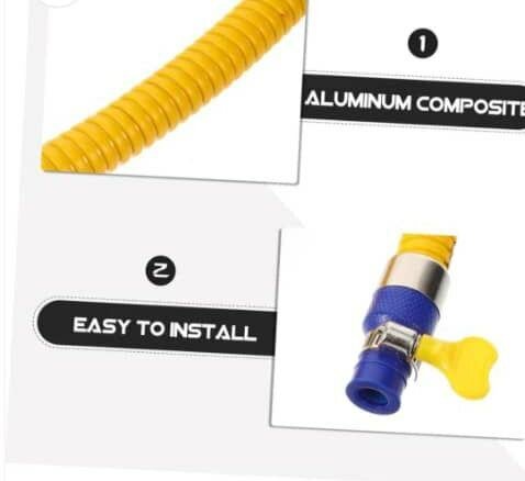 Tuyau flexible en aluminium