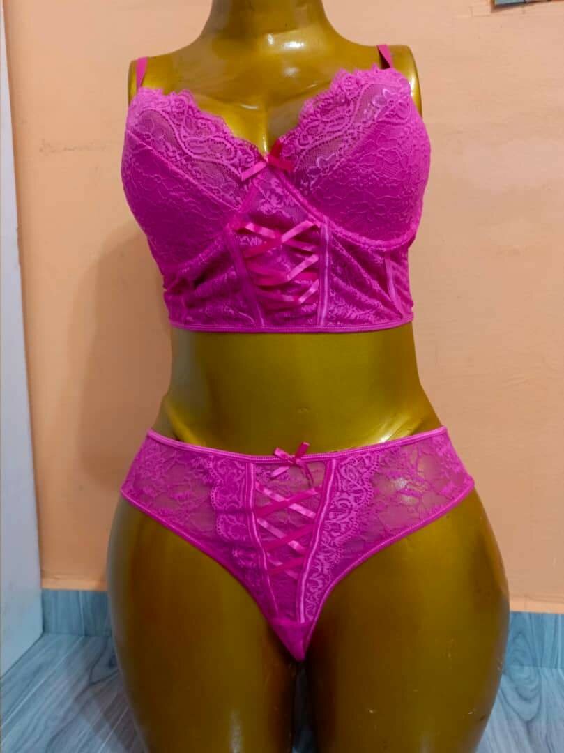 Ensemble lingerie dentelle femme