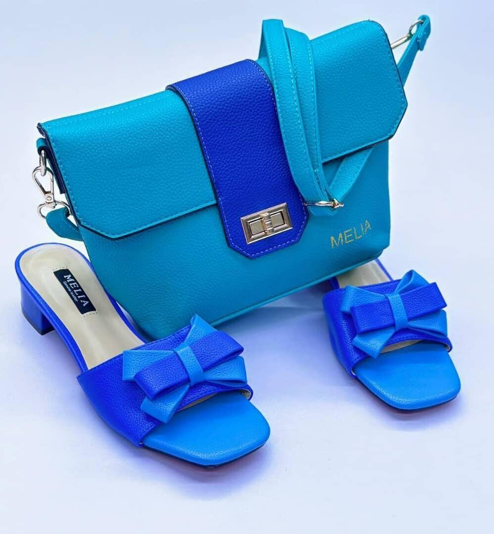 Set sac et sandales coloré
