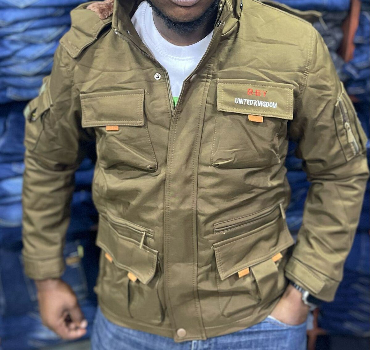 Veste Militaire Homme