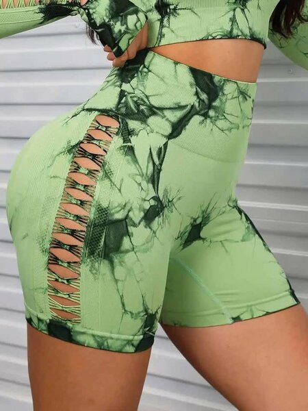 Shorts taille haute sport tendance