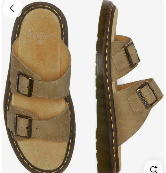 Sandales en cuir à boucles