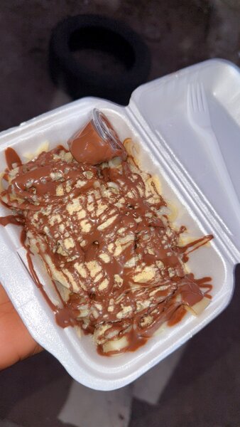 Crêpe façon fettucine