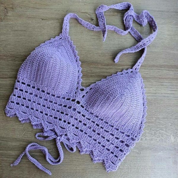 Crop top crochet