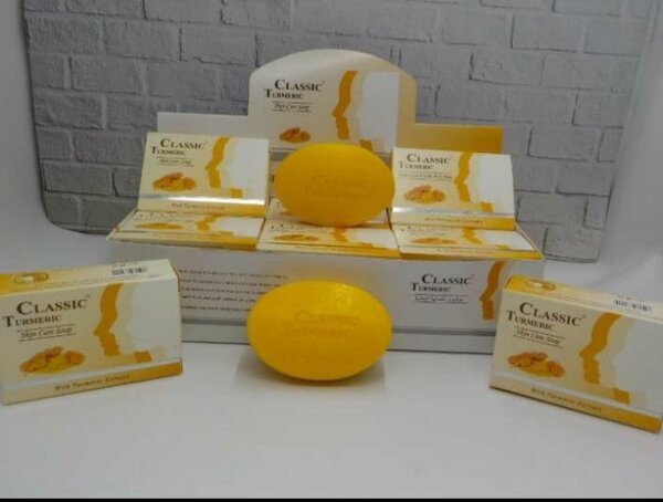 Classic turmeric soap. 12 pieces in a pack
