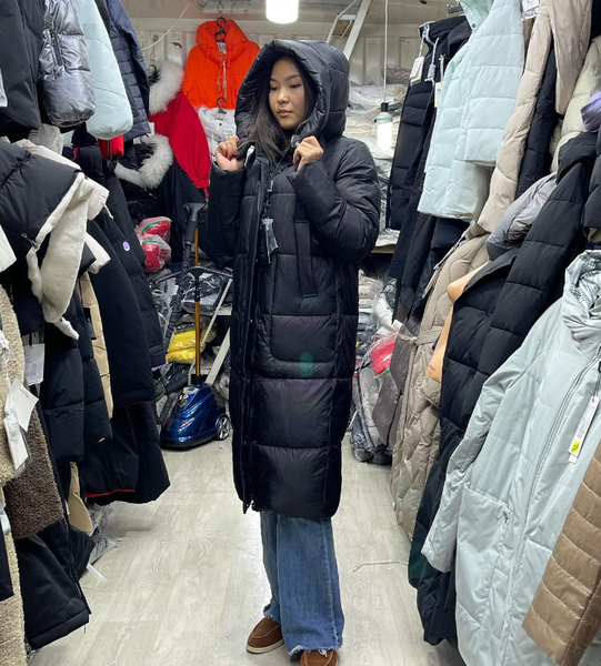 Зимнее прямое пальто SNOW OWL