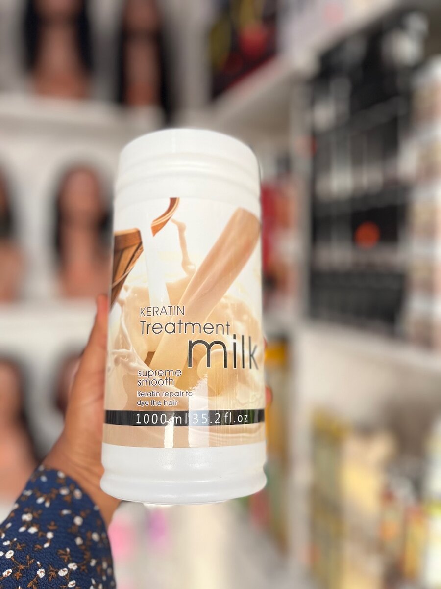Keratin treatment milk