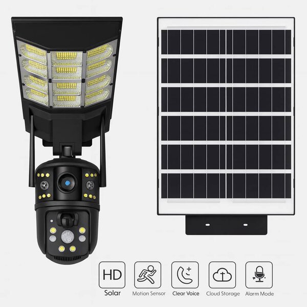 Caméra de Surveillance Solaire