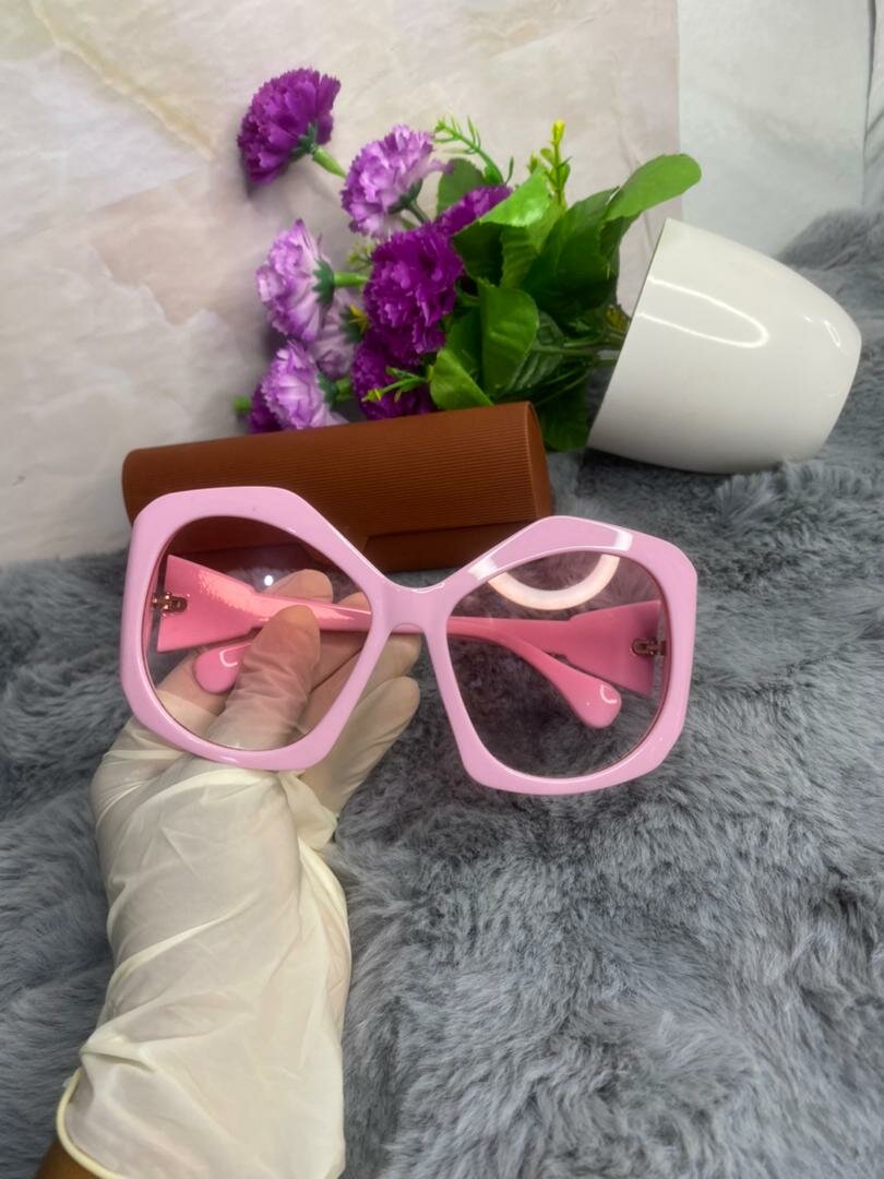 Lunettes Oversize Roses Femme