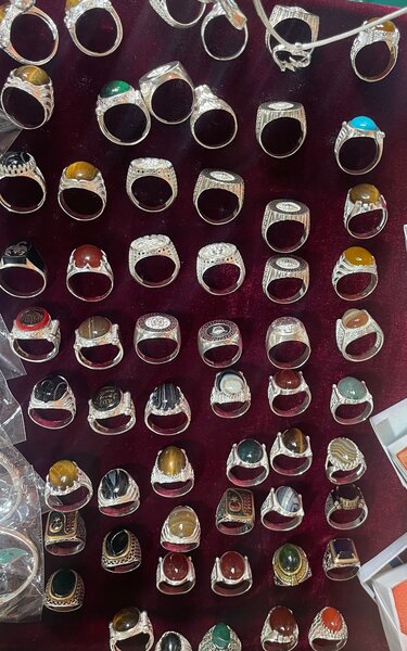 Bague argent blanc de qualité importer