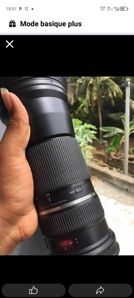 Objectif téléobjectif puissant