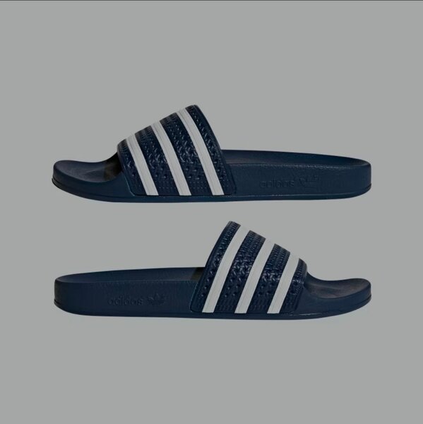 Adidas Adilette homme bleu marine