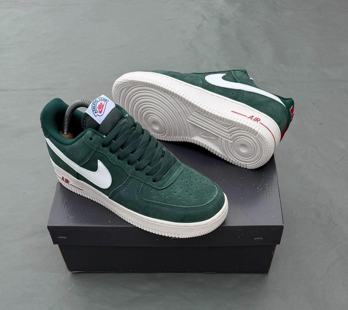 Baskets Vertes Air Force 1