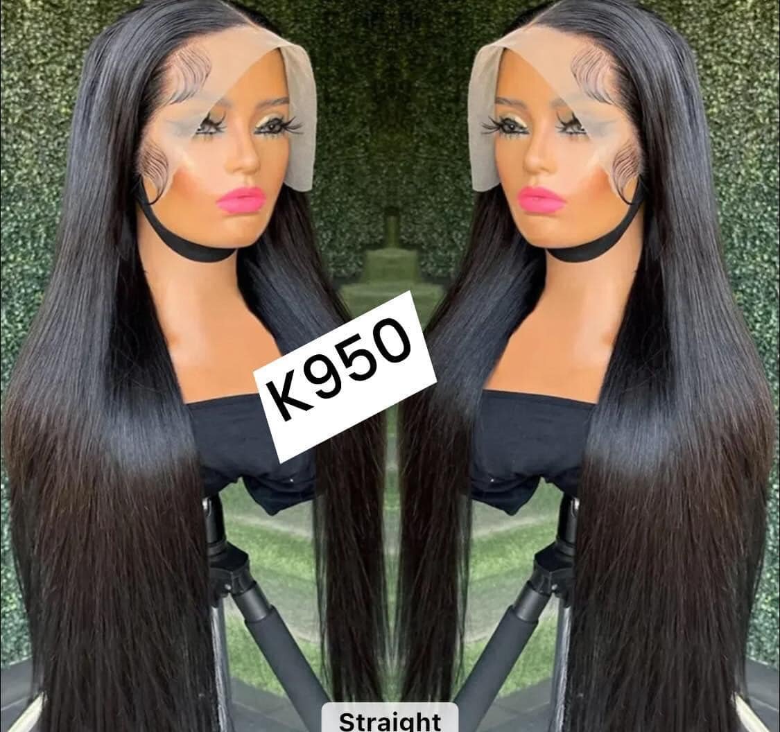 wig long black