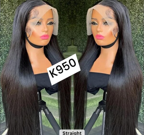 wig long black