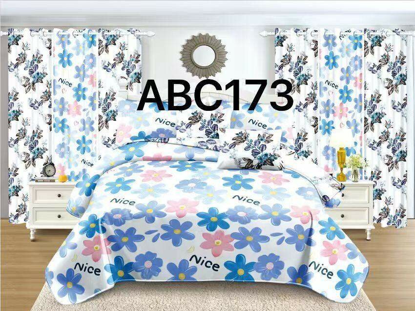 Parure de Lit à Motifs Floraux