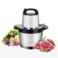 Stainless Steel Meat Chopper, Qeema Machine, Electric Meat Grinder Food Processor, 2 Speeds Big Capacity, Compact Body Design Beautiful Durable