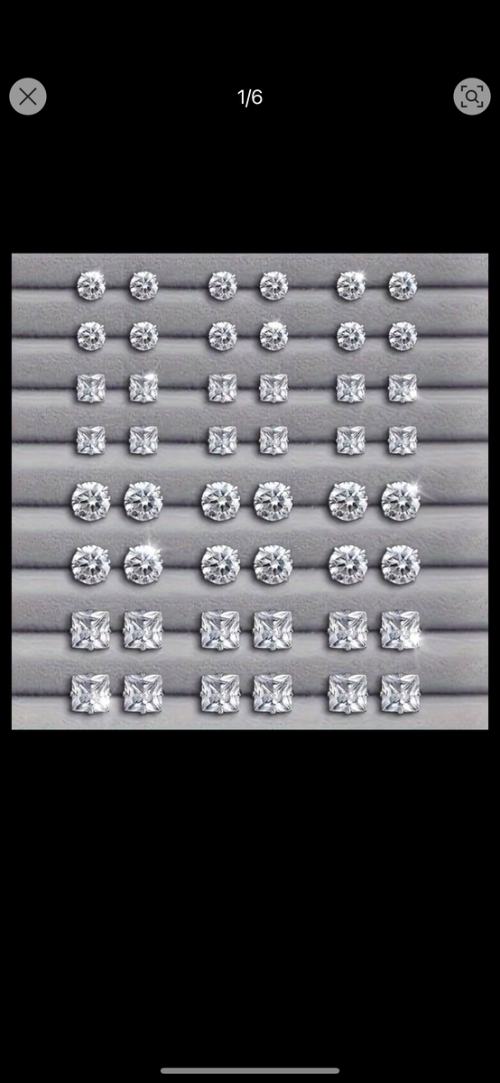 Boucles d'oreilles diamants pour hommes et femmes