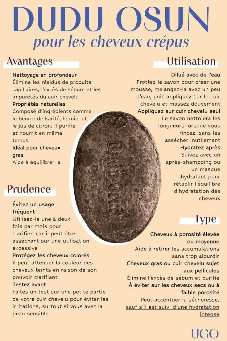 Savon Noir Dudu Osun Naturel