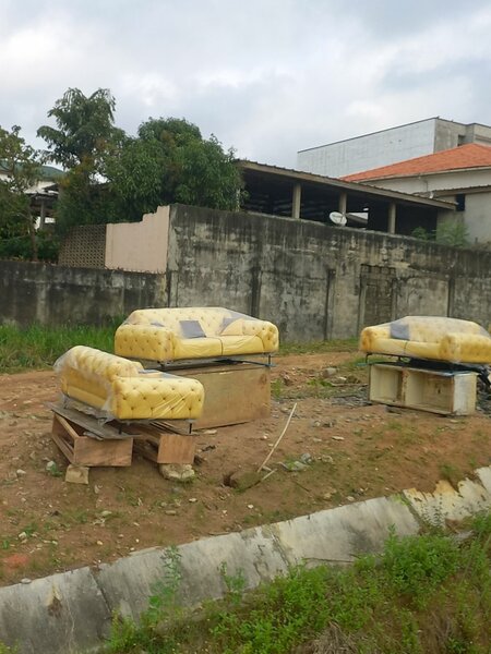Canapé Chesterfield Jaune