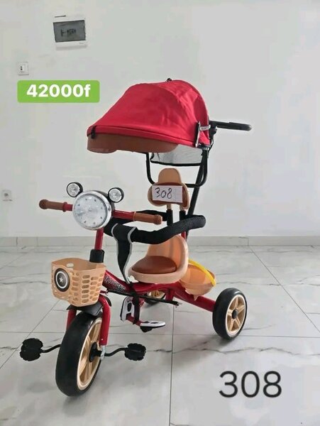 Tricycle enfant avec auvent