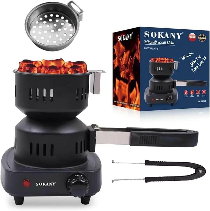Plaque chauffante SOKANY, réchaud à charbon, réchaud de camp