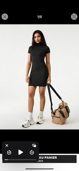 Friperi.Robe moulante noire