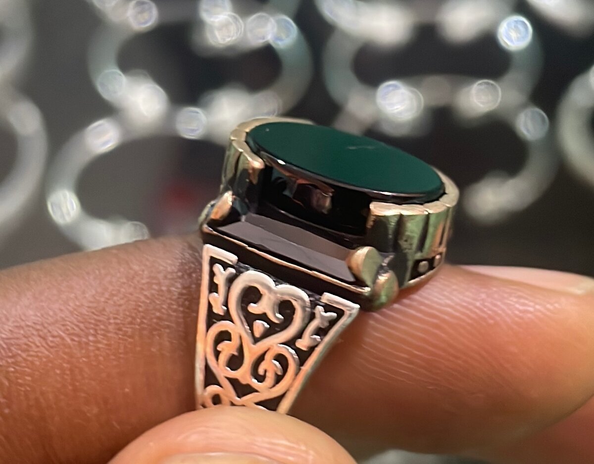 Bague argent blanc de qualité importer