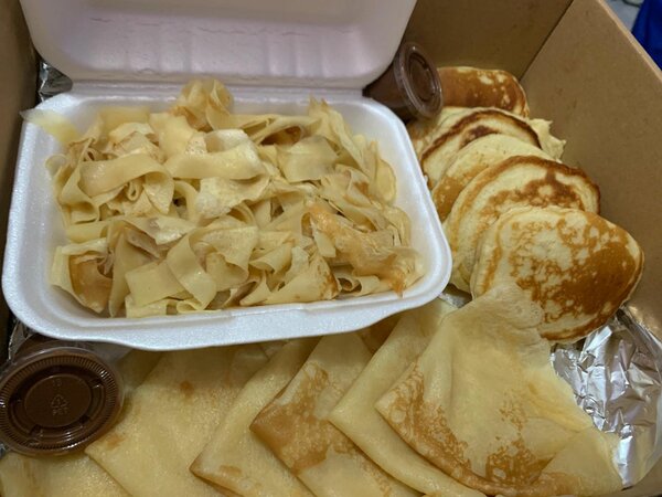 Assortiment de crêpes gourmandes