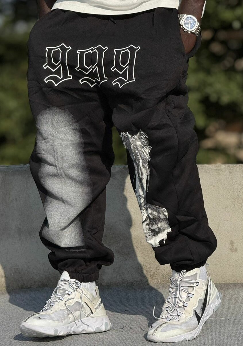 Pantalons de survêtement graphiques urbains