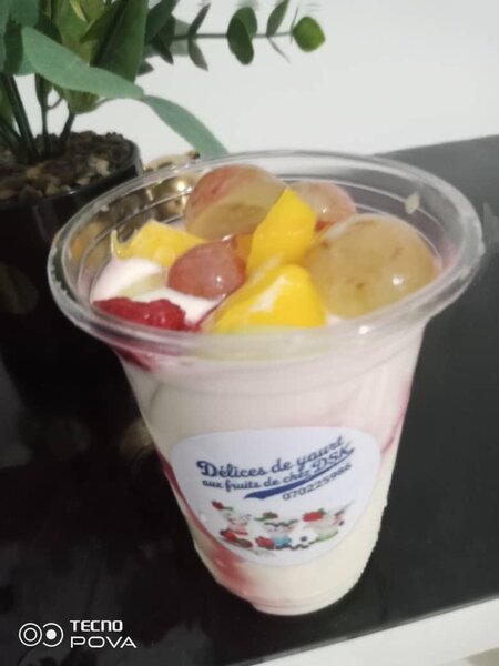 Yaourt aux fruits frais