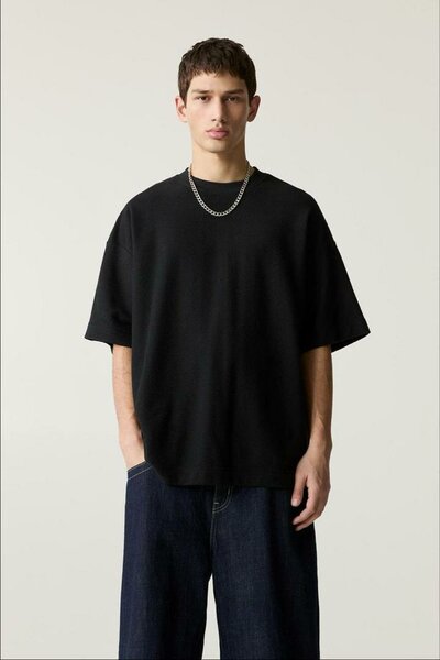 T-shirt noir homme