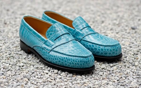 Mocassins élégants en cuir