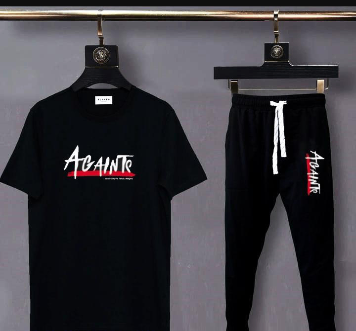 Men's printed Cotton track suit