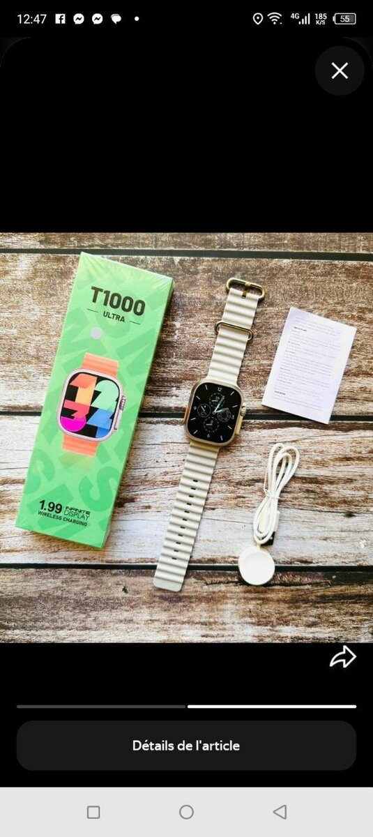 Montre Connectée T1000 Ultra