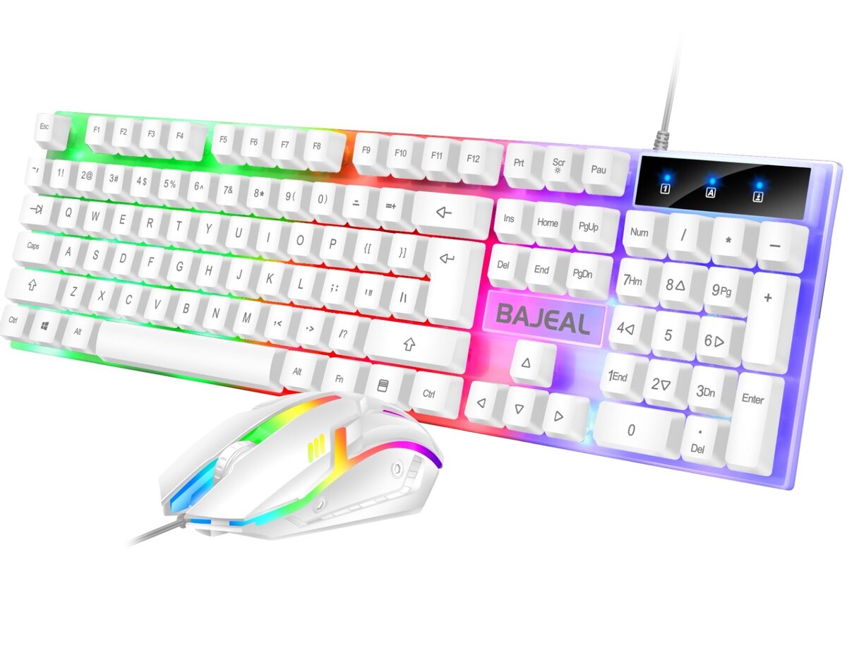 Lot de 2 kit Clavier+Souri RGB