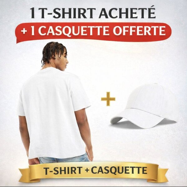 T-Shirt + Casquette offerte