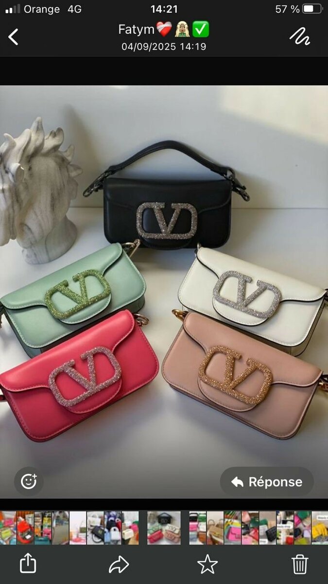 Sacs à Main Tendance Couleur Mixte