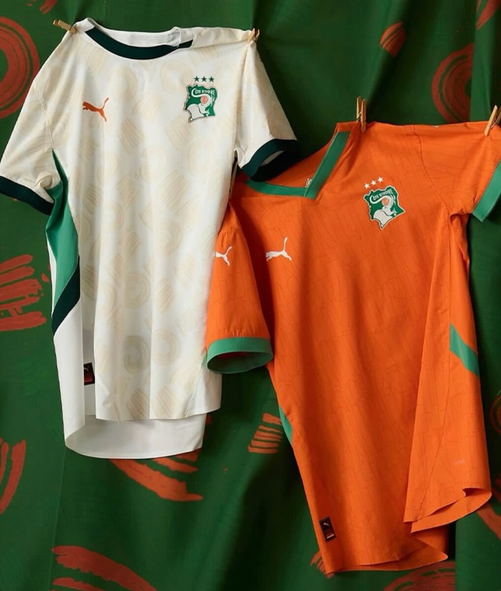 Veste et maillots Côte d'Ivoire