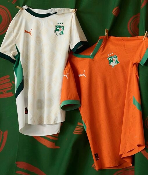 Veste et maillots Côte d'Ivoire