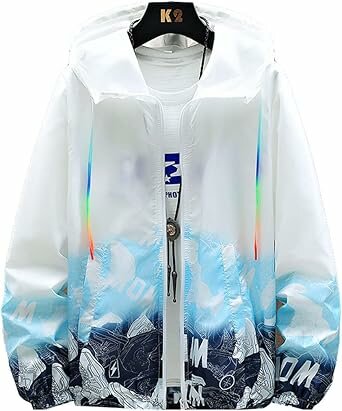 Stylish Gradient Windbreaker