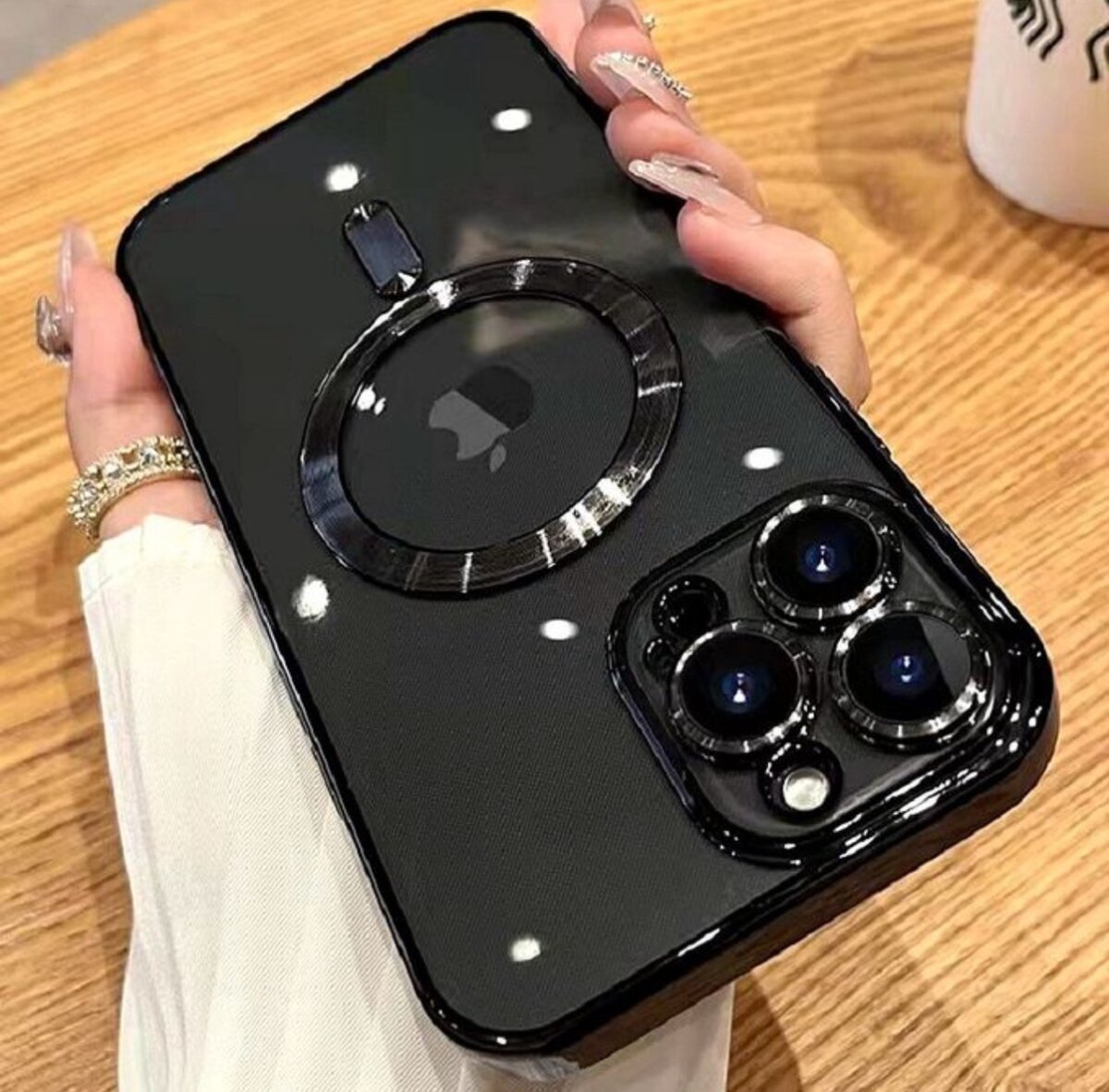 Wireless Charging Transparent Magsafe Case For iPhone 14 13