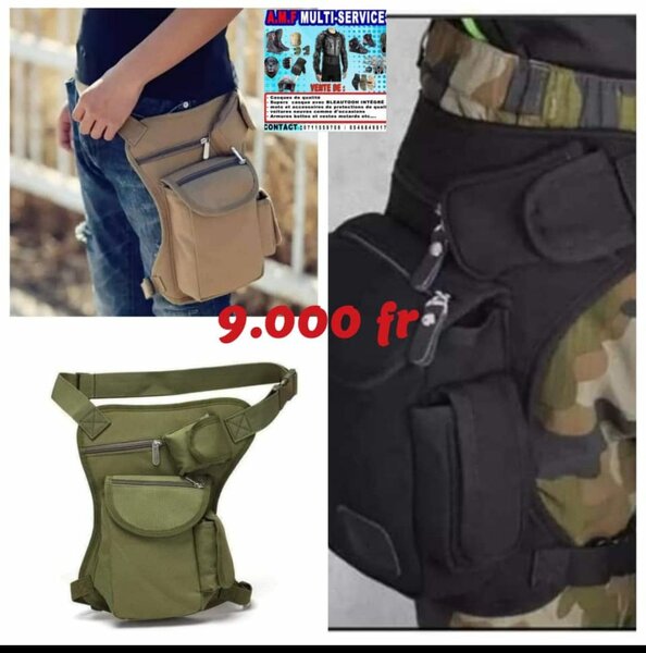 Sac banane homme multifonction