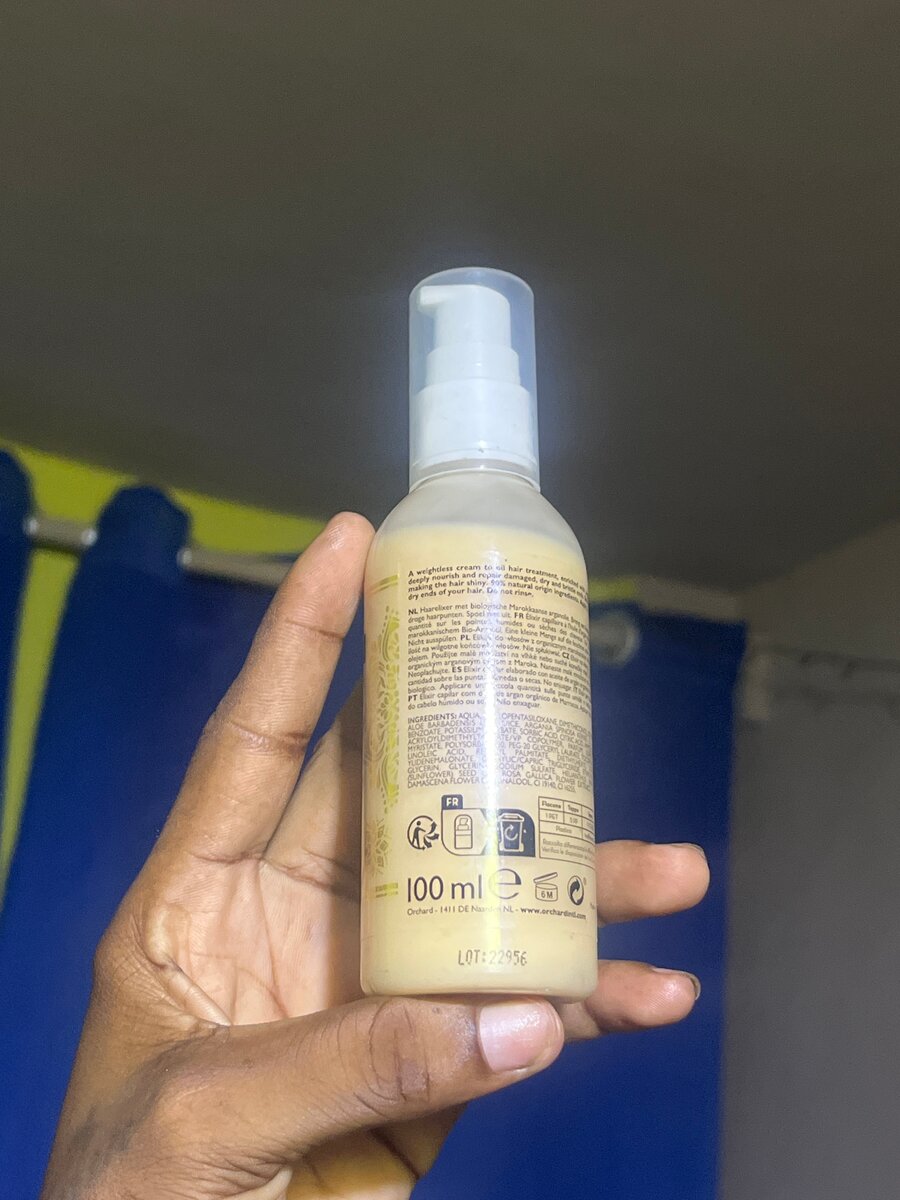 Élixir Capillaire à l'Huile d'Argan