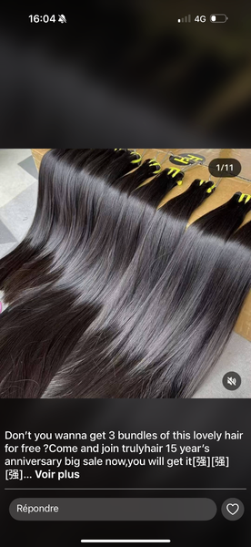 Perruque Synthétique à Frange