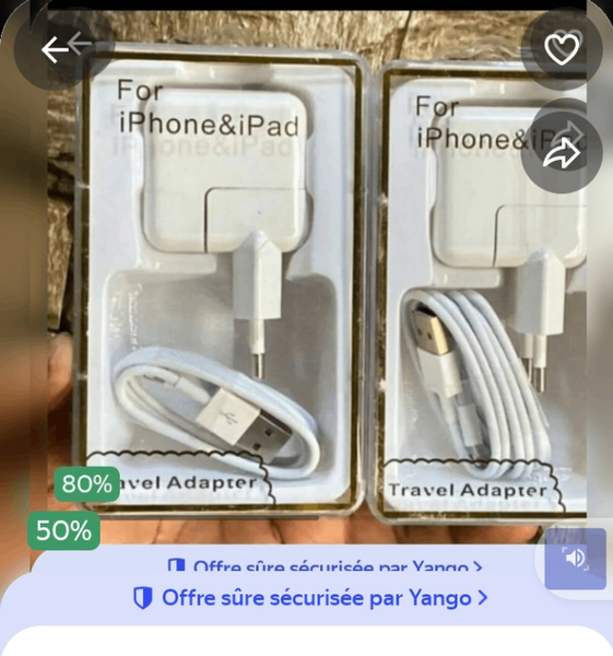 Adaptateur de Voyage iPhone