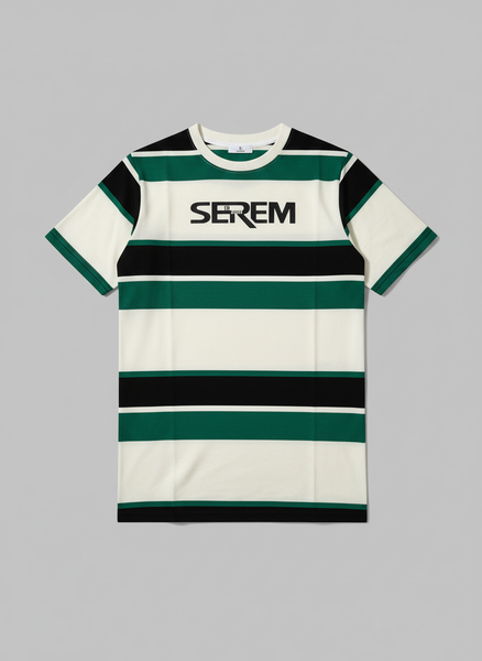 SEREM AD1 T-shirt rayé unisexe