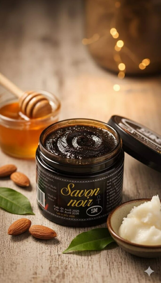 Savon Noir Naturel Pur