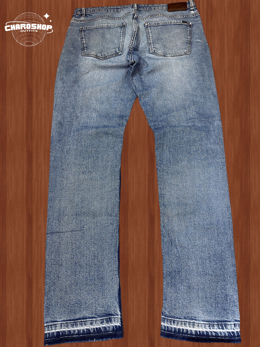 Jeans classiques en denim pour homme